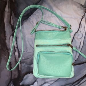 teal purse